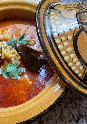 Une photo de 🪹Berkoukes 🌶️🥕tradition algérienne 🧄🧅🥔🍠