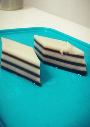 Foto resep Pudding Lapis Susu dan Coklat