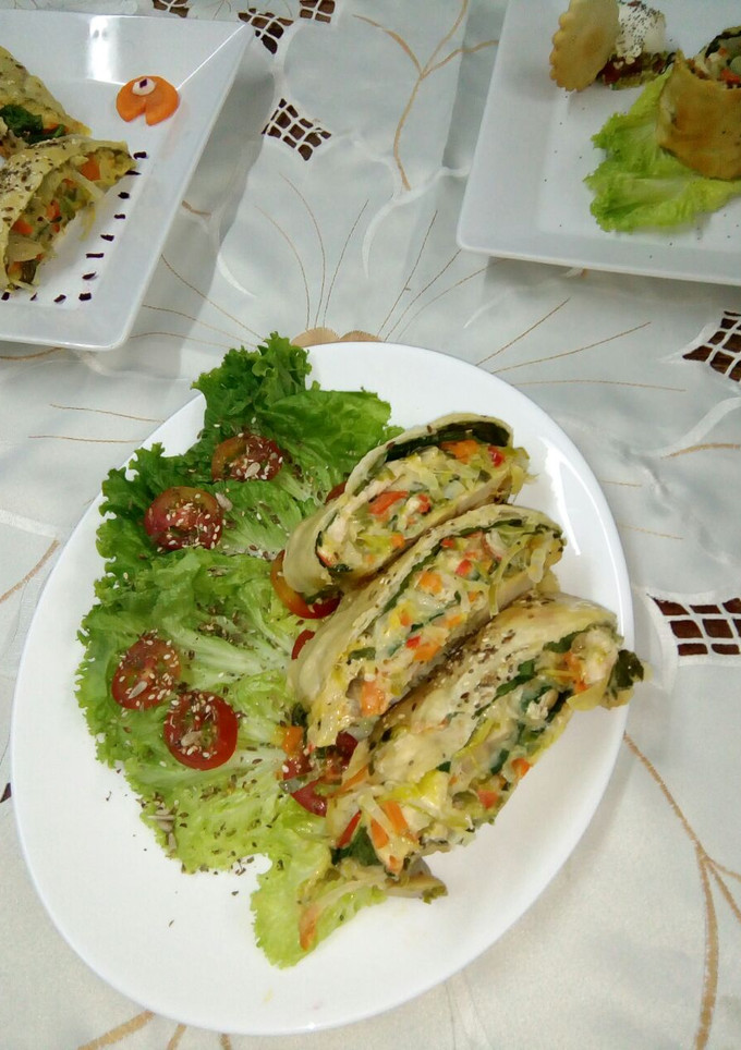 Una foto de Strudel de Pollo
