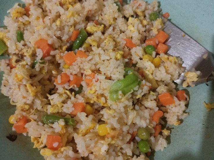 Cara Gampang Membuat Nasi Goreng Teri Nasi dan Sayuran, Sempurna