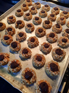 Foto resep Choco Nut Thumbprint Cookies