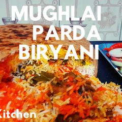 Mughlai Chicken parda biryani recipe A picture of Mughlai Chicken parda biryani recipe.