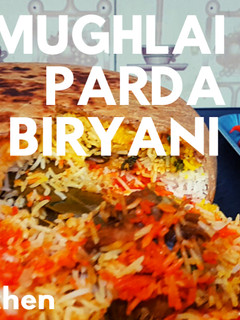 A picture of Mughlai Chicken parda biryani recipe.