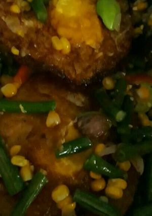 Foto resep Oseng kacang panjang jagung manis