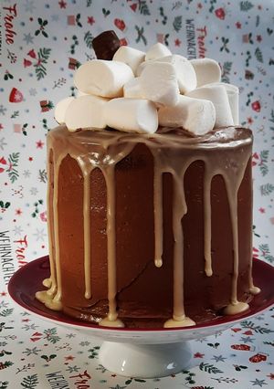 Φωτογραφία της συνταγής Κέικ σοκόλαση με nutella και ζαχαρωτά marshmallows