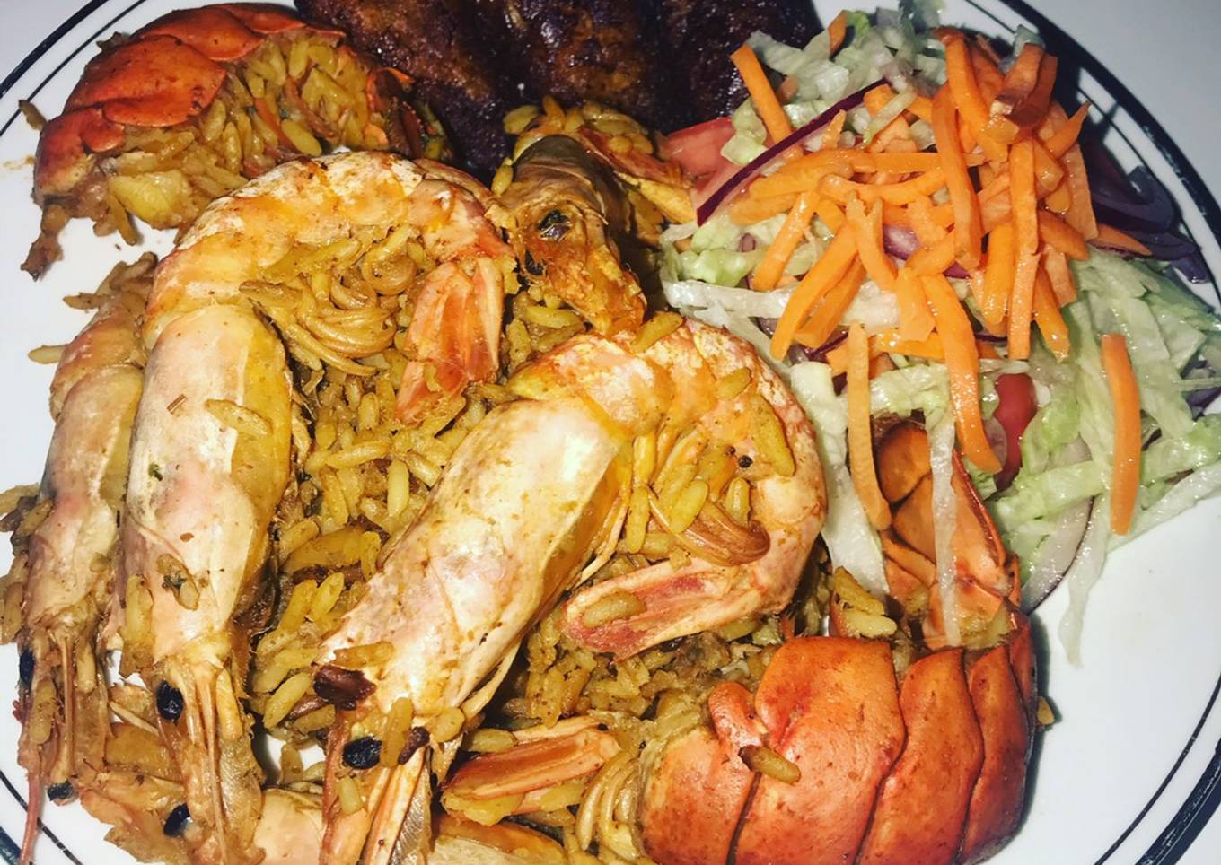 Ordinary seafood rice