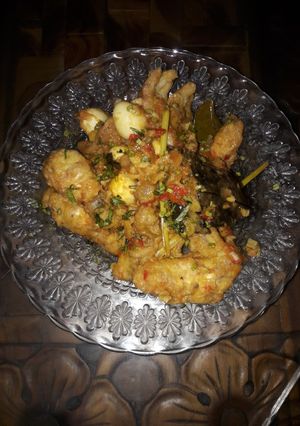 Foto resep Ceker sayap puyuh pedas krispi