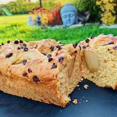Une photo de Cake poires noisettes