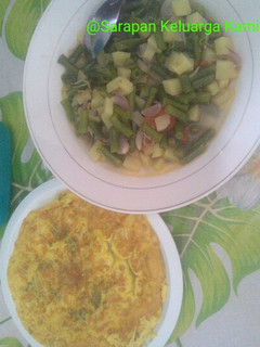 Foto resep Sayur Tumis Kacang Panjang + Kentang