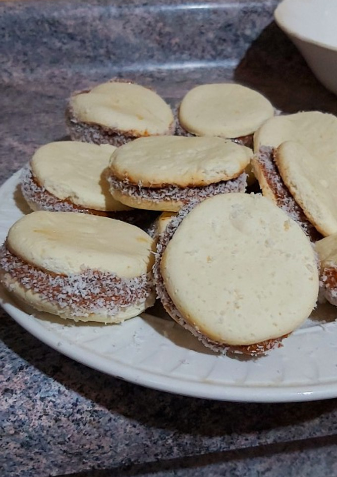 Una foto de Alfajores de maicena