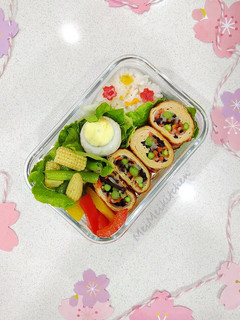 豆包蔬菜捲蔬食好滋味 的食譜成品照片
