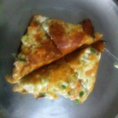 A picture of Bread pizza.