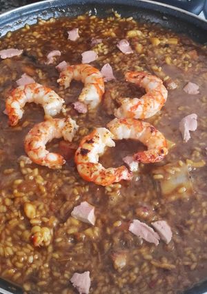 Una foto de Arroz meloso mar y montaña