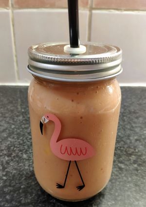 Une photo de Un délicieux smoothie (vegan)