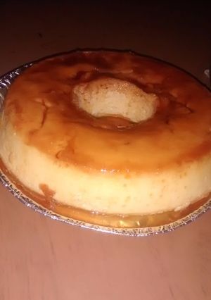Una foto de Flan casero de huevo, en 4 pasos