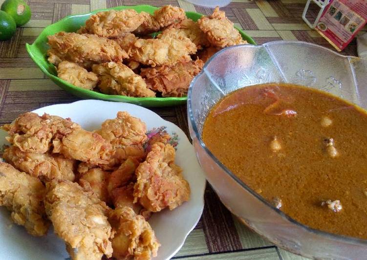 Ayam krispi simple