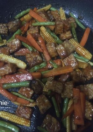 Foto resep Tempe pedas