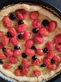 Tarte à la tomate, au comté et aux olives 🍅🧀