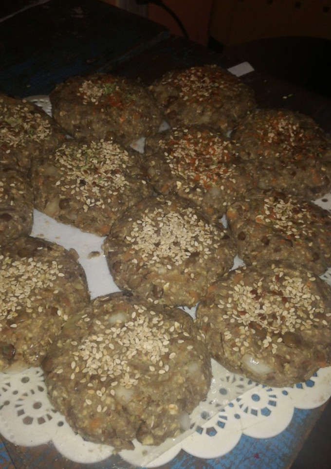 Una foto de Hamburguesa de lentejas 💪