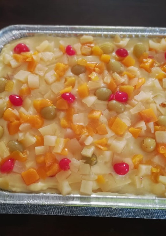 Una foto de Carlotas de frutas