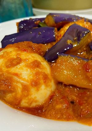 Foto resep Balado terong dan telur