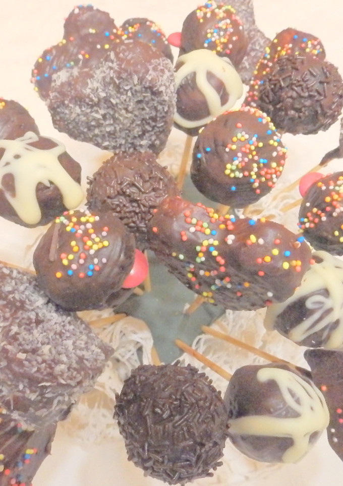 Una foto de Cake pops de San Valentín