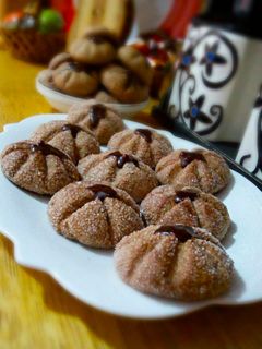 صورة لوصفة حلوة جافة بالكاكاو ❤