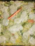 Zucchini, pollo y muzarella