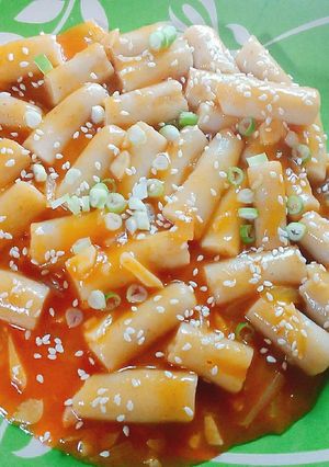 Foto resep Tteobokki / makanan korea