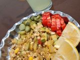 وعده بعد تمرین نیم ساعته😋