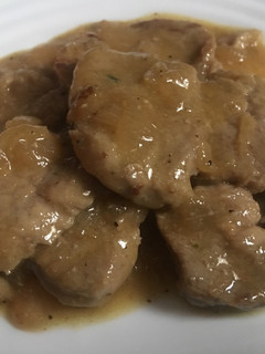 Una foto de Solomillo en salsa