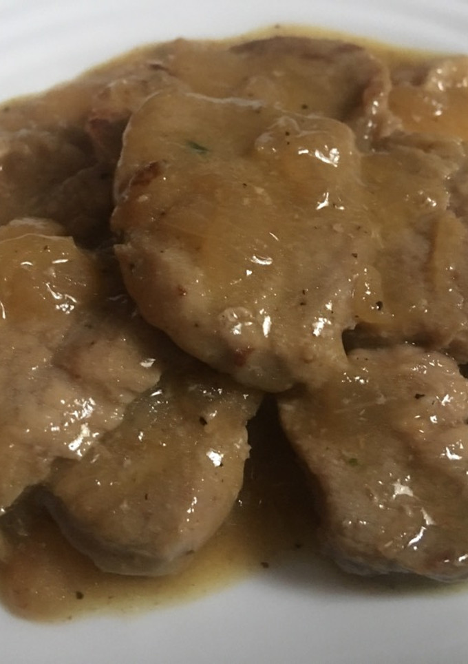 Una foto de Solomillo en salsa