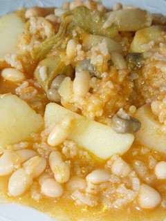 Una foto de Arroz y habichuelas Murciano