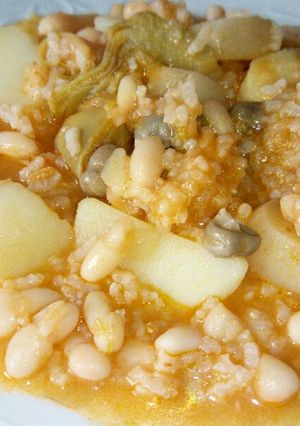 Una foto de Arroz y habichuelas Murciano