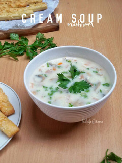 Foto resep Cream soup mushroom