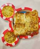 Cheese Pav Bhaji for Kids