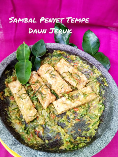 Foto resep Sambal Penyet Tempe Daun Jeruk