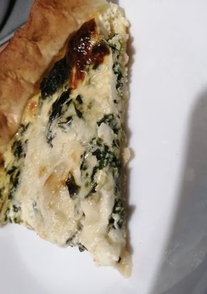 Une photo de Tarte épinards mozzarella
