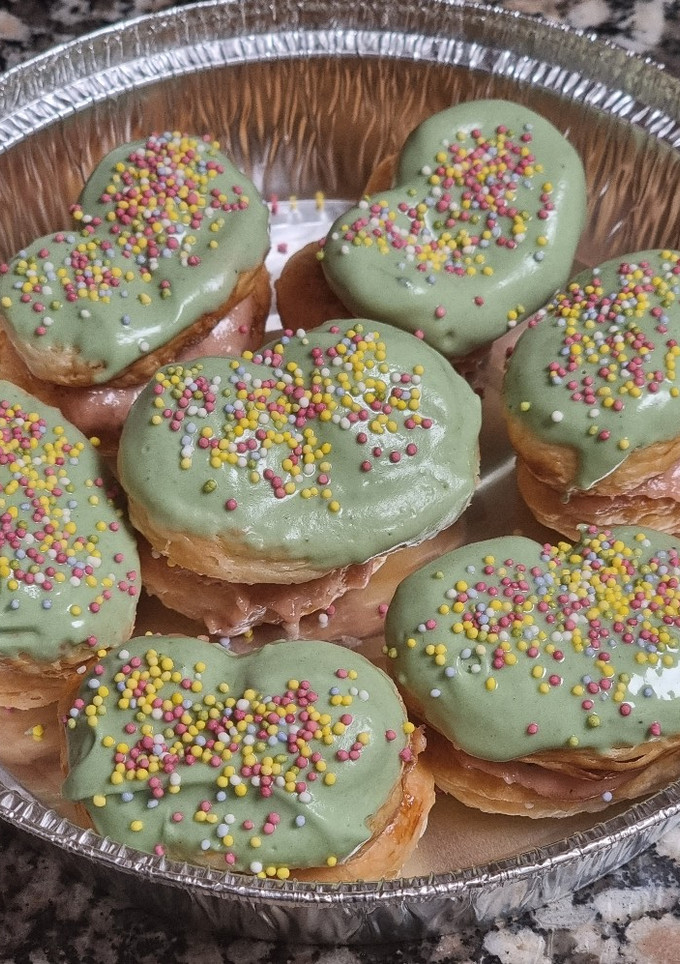 Una foto de Palmeritas de tarta de queso