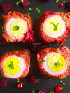 एग पिंक चॉप (Egg Pink Chop recipe in Hindi) रेसिपी मुख्य फोटो