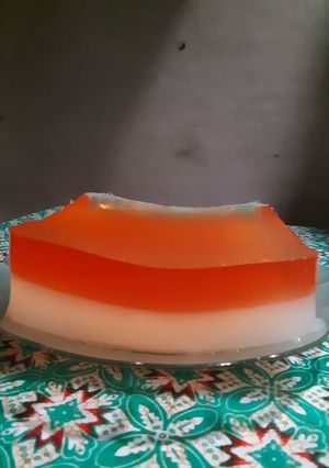 Foto resep Puding merah putih