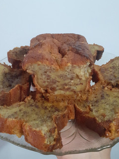 Una foto de Budín de banana 🍌 sin gluten y sin azúcar!!