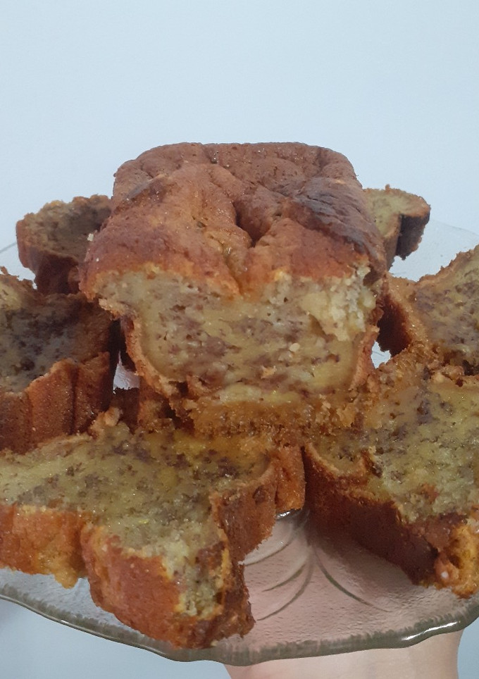 Una foto de Budín de banana 🍌 sin gluten y sin azúcar!!