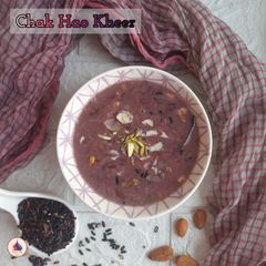 A picture of Black Rice Kheer (Chak Hao Kheer).