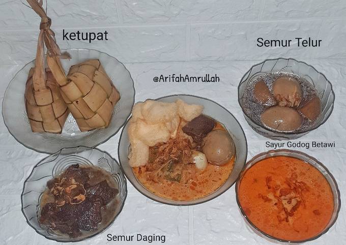 Cara Bikin Ketupat Sayur Betawi Komplit, Enak Banget