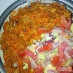 A picture of Chicken Biriani.