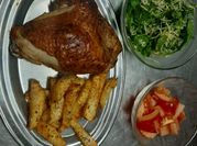 Una foto de pollo a la paprika