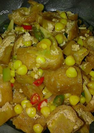 Foto resep Oseng tahu bakso 'with jagung manis'