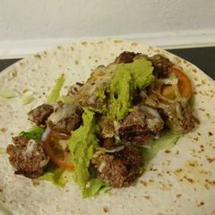 A picture of Chopped Cheese Burrito.