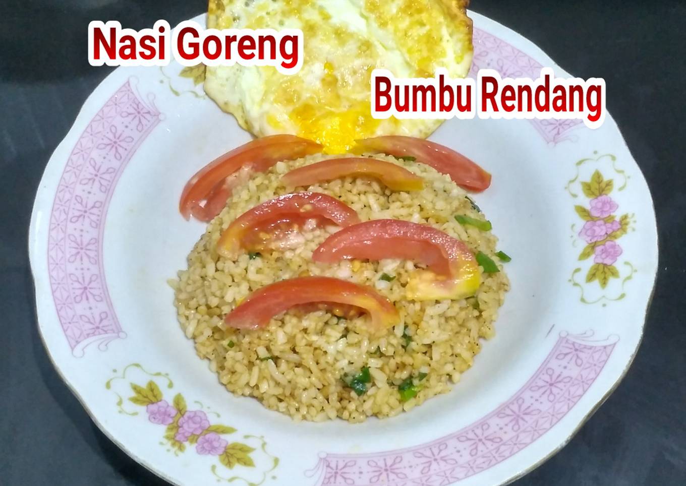 Nasi Goreng Bumbu Rendang